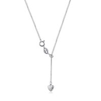 Mode Forme De Cœur Acier Inoxydable Collier 1 Pièce sku image 1