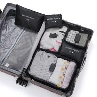 Fashion Solid Color Cloth Storage Bag 1 Set sku image 2