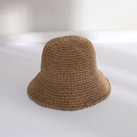 Femmes Mode Couleur Unie Chapeau Seau sku image 5