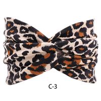 Elegant Streetwear Plaid Leopard Cloth Hair Band sku image 3