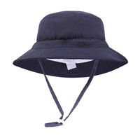 Children Unisex Fashion Solid Color Bucket Hat main image 2