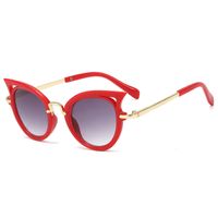 Retro Solid Color Resin Round Frame Full Frame Kids Sunglasses sku image 5