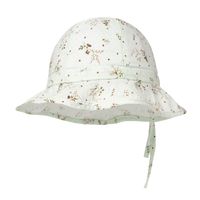 Girl's Vacation Flower Printing Bucket Hat sku image 2