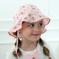 Girl's Vacation Flower Printing Bucket Hat main image 5