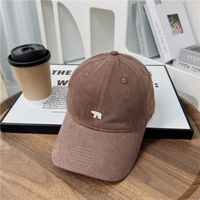 Unisex Simple Style Animal Bear Curved Eaves Baseball Cap sku image 5