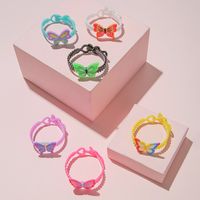 Ensemble De Cadeaux De Fête En Pvc Papillon Style Dessin Animé Bijoux Pour Enfants 1 Pièce main image 6