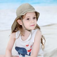 Girl's Fashion Solid Color Sun Hat main image 1