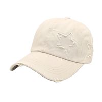 Mujeres Moda Estrella Hecho A Mano Aleros Curvos Gorra De Beisbol sku image 6