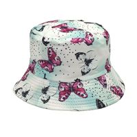 Women's Fashion Flower Printing Wide Eaves Bucket Hat sku image 15