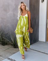 Women's Daily Fashion Color Block Full Length Printing Jumpsuits main image 3