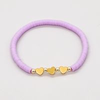 1 Piece Fashion Heart Shape Soft Clay Handmade Unisex Bracelets main image 5