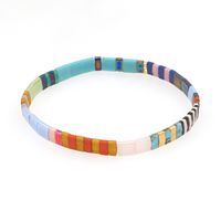 1 Piece Retro Color Block Glass Women's Bracelets sku image 4