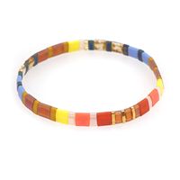 1 Piece Retro Color Block Glass Women's Bracelets sku image 3