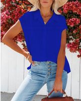 Women's Blouse Long Sleeve T-shirts Patchwork Fashion Solid Color main image 4
