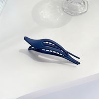 Simple Style Solid Color Plastic Hollow Out Hair Clip 1 Piece sku image 8