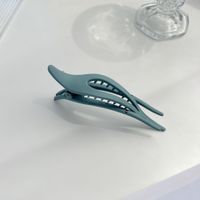 Simple Style Solid Color Plastic Hollow Out Hair Clip 1 Piece sku image 6