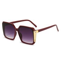 Elegant Simple Style Gradient Color Ac Square Full Frame Women's Sunglasses sku image 3