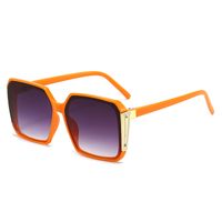 Elegant Simple Style Gradient Color Ac Square Full Frame Women's Sunglasses sku image 7