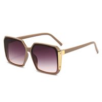 Elegant Simple Style Gradient Color Ac Square Full Frame Women's Sunglasses sku image 4