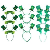 Saint Patrick Trèfle Plastique Fête Accessoires De Déguisement Lunettes 1 Jeu main image 2