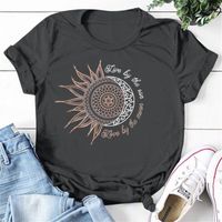 Women's T-shirt Short Sleeve T-shirts Printing Streetwear Geometric main image 2