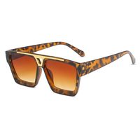 Fashion Square Pc Uv400 Resin Square Inlay Full Frame Men's Sunglasses sku image 5