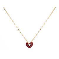 1 Piece Fashion Heart Shape Alloy Plating Women's Pendant Necklace sku image 1