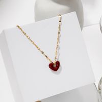 1 Piece Fashion Heart Shape Alloy Plating Women's Pendant Necklace main image 5