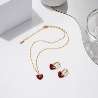 1 Piece Fashion Heart Shape Alloy Plating Women's Pendant Necklace main image 3