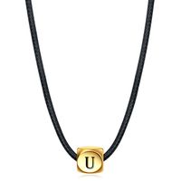 Einfacher Stil Geometrisch Brief Titan Stahl Halskette 1 Stück main image 1