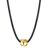 Einfacher Stil Geometrisch Brief Titan Stahl Halskette 1 Stück sku image 20
