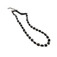 Simple Style Titanium Steel Beaded Plating Necklace 1 Piece main image 3