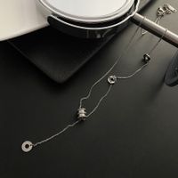 Mode Geometrisch Titan Stahl Halskette 1 Stück sku image 1