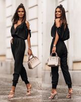Women's Daily Street Fashion Solid Color Full Length Casual Pants Jumpsuits main image 5