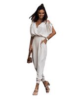 Women's Daily Street Fashion Solid Color Full Length Casual Pants Jumpsuits main image 2