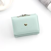 Women's Solid Color Pu Leather Flip Cover Wallets sku image 10