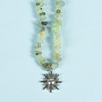 Mode Geometrisch Kristall Perlen Halskette sku image 32