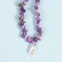 Mode Geometrisch Kristall Perlen Halskette sku image 19