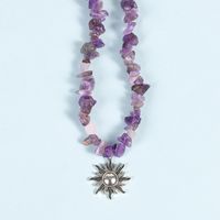 Mode Geometrisch Kristall Perlen Halskette sku image 17