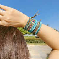 1 Piece Ethnic Style Colorful Turquoise Beaded Unisex Bracelets main image 1