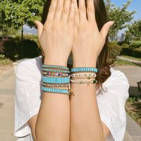 1 Piece Ethnic Style Colorful Turquoise Beaded Unisex Bracelets main image 3