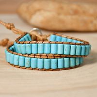 1 Piece Ethnic Style Colorful Turquoise Beaded Unisex Bracelets main image 2