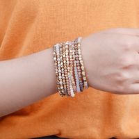 Fashion Color Block Arylic Artificial Crystal Wholesale Bracelets main image 4