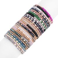 Fashion Color Block Arylic Artificial Crystal Wholesale Bracelets main image 6