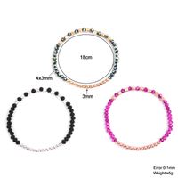 Fashion Color Block Arylic Artificial Crystal Wholesale Bracelets main image 3