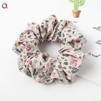 Fashion Ditsy Floral Cloth Printing Hair Tie 1 Piece sku image 15