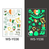 St. Patrick Shamrock Paper Tattoos & Body Art 1 Piece sku image 5