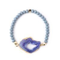 Fashion Geometric Agate Bracelets sku image 1