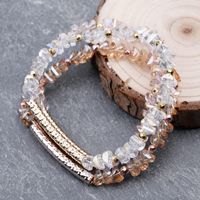 Simple Style Geometric Beaded Crystal Bracelets 1 Piece main image 3