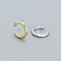 1 Pair Fashion C Shape Sterling Silver Ear Clips main image 3